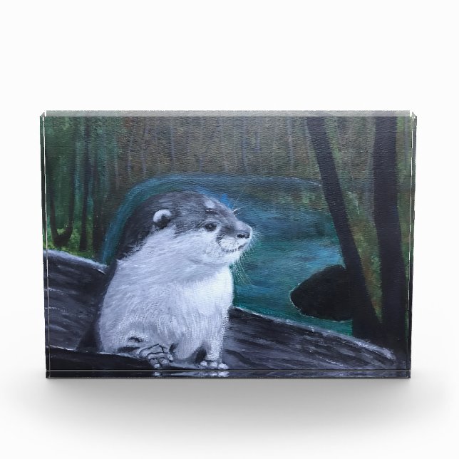 Otter-Fotoblock Fotoblock (Vorderseite)