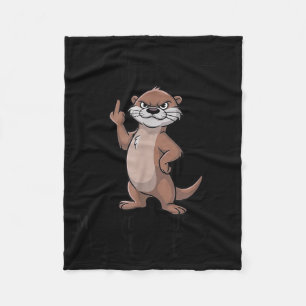 Otter Funkel kleiner Petzer Kümmere dich um deine Fleecedecke