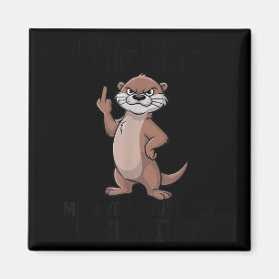 Otter Funkel kleiner Petzer Kümmere dich um deine Magnet