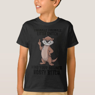 Otter Funkel kleiner Petzer Kümmere dich um deine T-Shirt