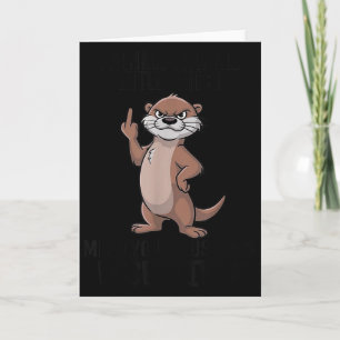 Otter Funkel Kleiner Schnüffler Kümmere dich um de Karte