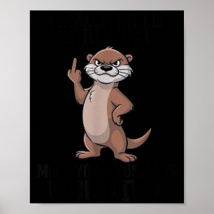 Otter Funkel kleiner Schnüffler Kümmere dich um de Poster
