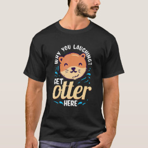 Otter Für Seeotter Frettchen Fisch Otter Tier 1 T-Shirt