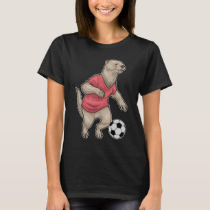 Otter Fußballspieler Fußball Sport T-Shirt
