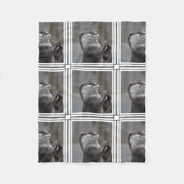 Otter-Genie Fleecedecke (Vorderseite)