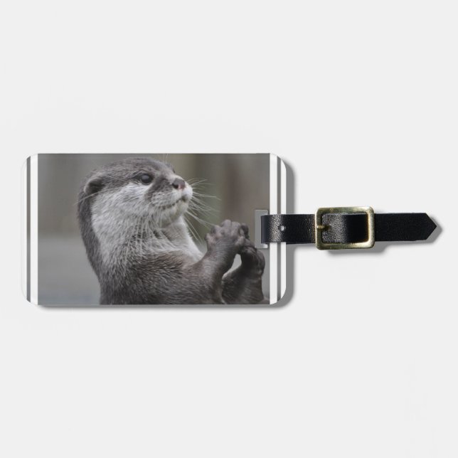 Otter-Genie-Gepäckanhänger Gepäckanhänger (Vorderseite horizontal)