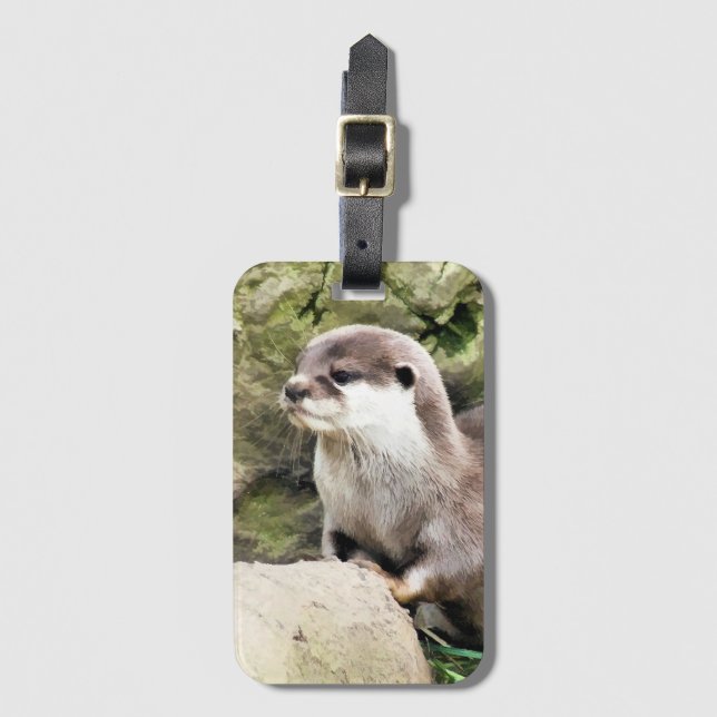 OTTER GEPÄCKANHÄNGER (Vorderseite Vertikal)