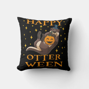 Otter-Geschenk Happy Otter Niedlich Sea Otter Hal Kissen