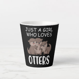 Otter-Geschenk  Nur ein Mädchen, das andere Liebe Milchtasse