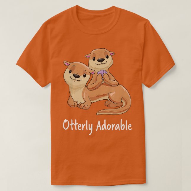 Otter Girls Ferret Marten T-Shirt (Design vorne)