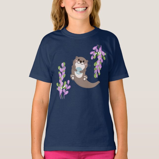 Otter Girls T - Shirt (Vorderseite)