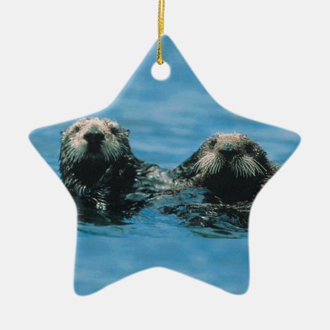 Otter Keramikornament (Vorne)