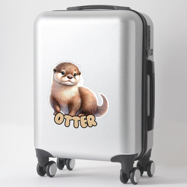 OTTER - KINDERZIMMER STICKER (Koffer)