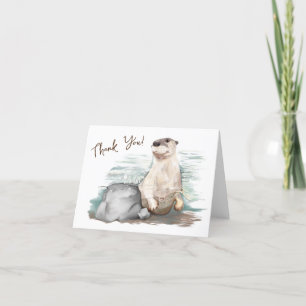 Otter Liebe - Danke, Cards Dankeskarte