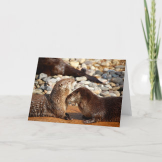 Otter-Liebe Karte