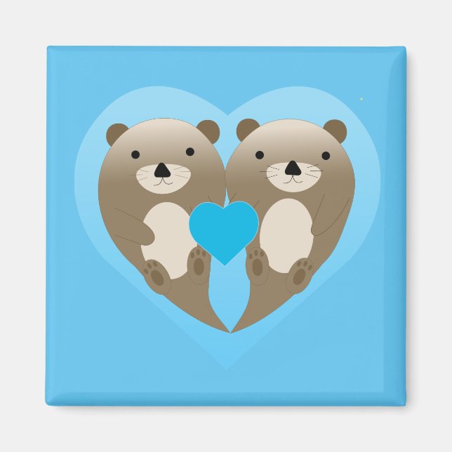 Otter-Liebe Magnet (Vorne)