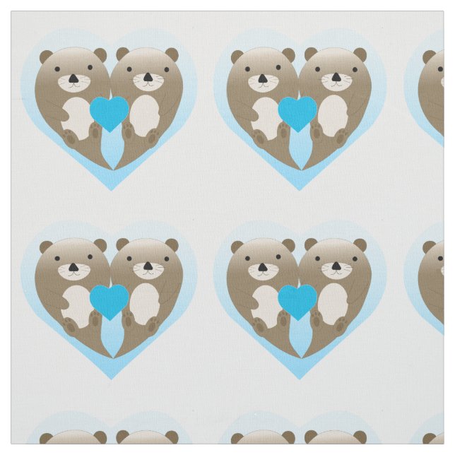 Otter-Liebe Stoff (Muster)