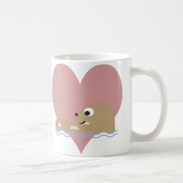 Otter-Liebe Tasse (Rechts)