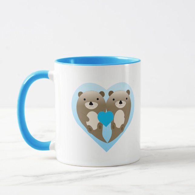 Otter-Liebe Tasse (Links)