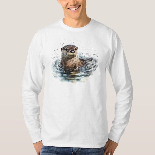 Otter Long Sleeve T - Shirt (Vorderseite)