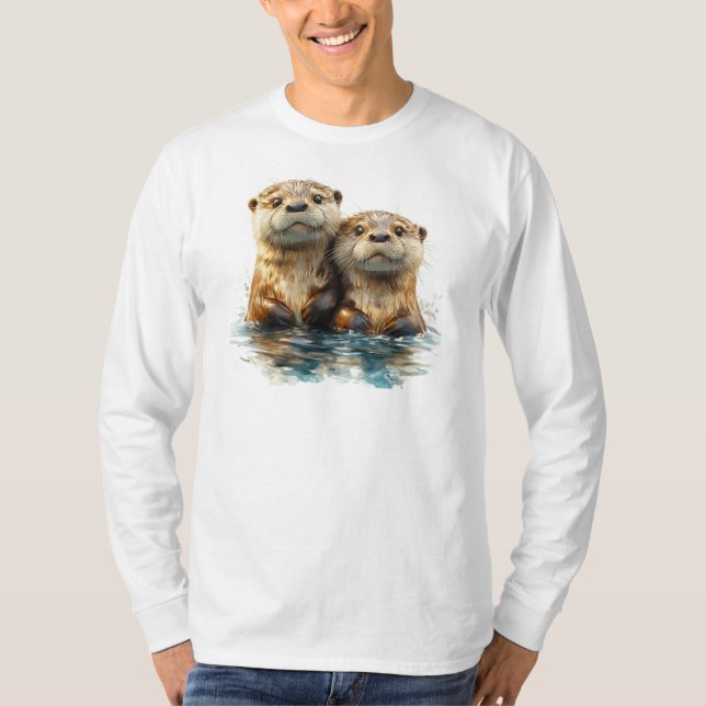 Otter Long Sleeve T - Shirt (Vorderseite)