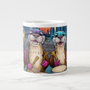 Otter Musicians Jumbo-Tasse