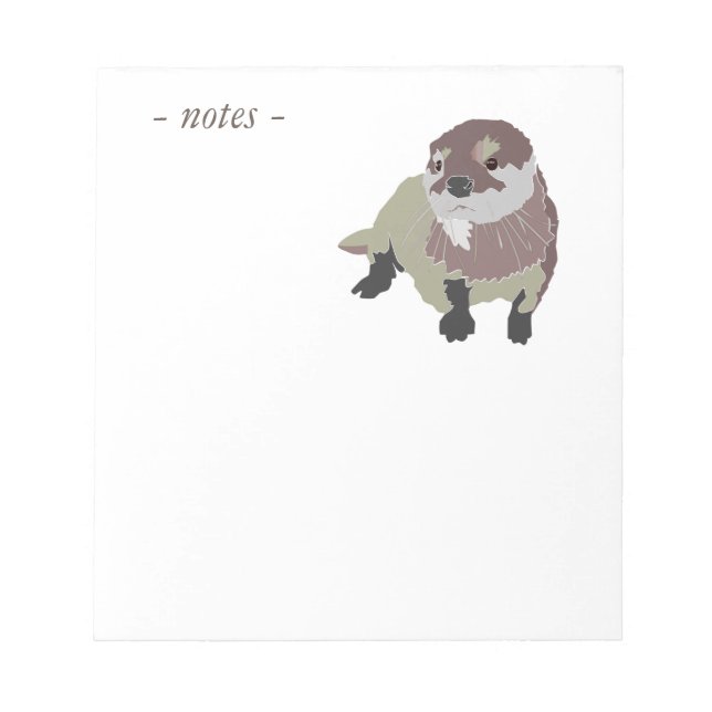 Otter Notizblock (Vorderseite)