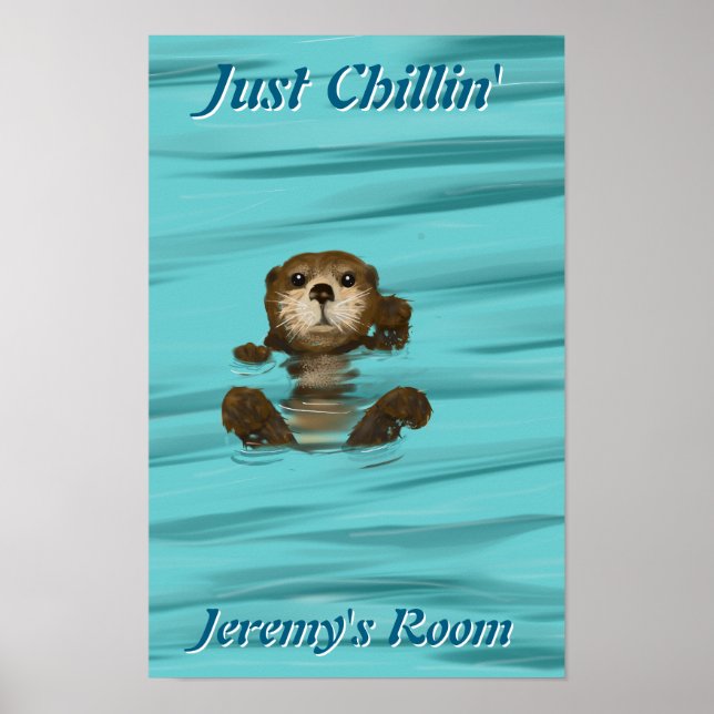 Otter, nur Chillin' Poster (Vorne)