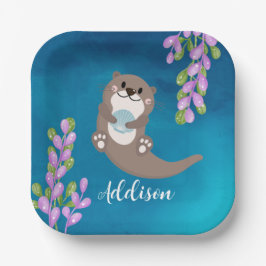 Otter-Party-Papierplatte Pappteller