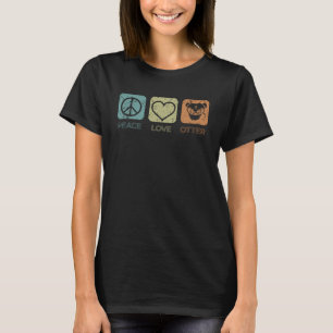 Otter Peace Liebe Positive Botschaft Sea Otter Mar T-Shirt