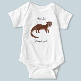 Otter Personalisiert, Niedlich Baby Strampler