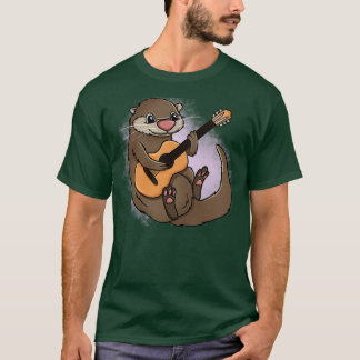 Otter Playing Gitarre T-Shirt