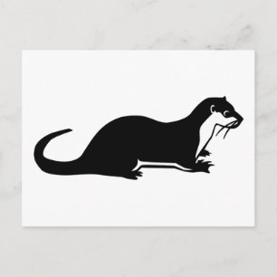 Otter Postkarte
