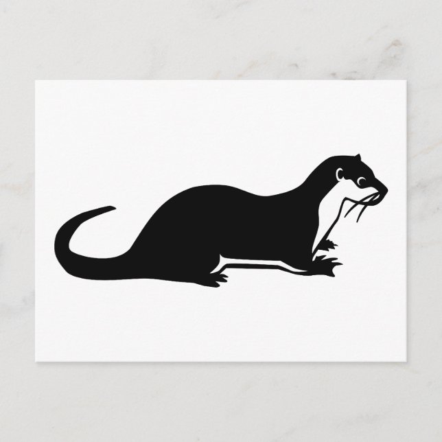 Otter Postkarte (Vorderseite)