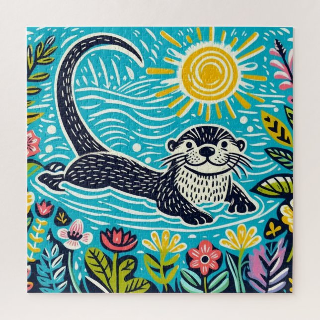 Otter Puzzle (Vertikal)
