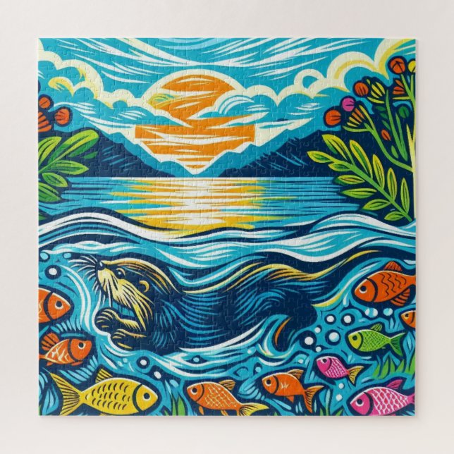 Otter Puzzle (Vertikal)