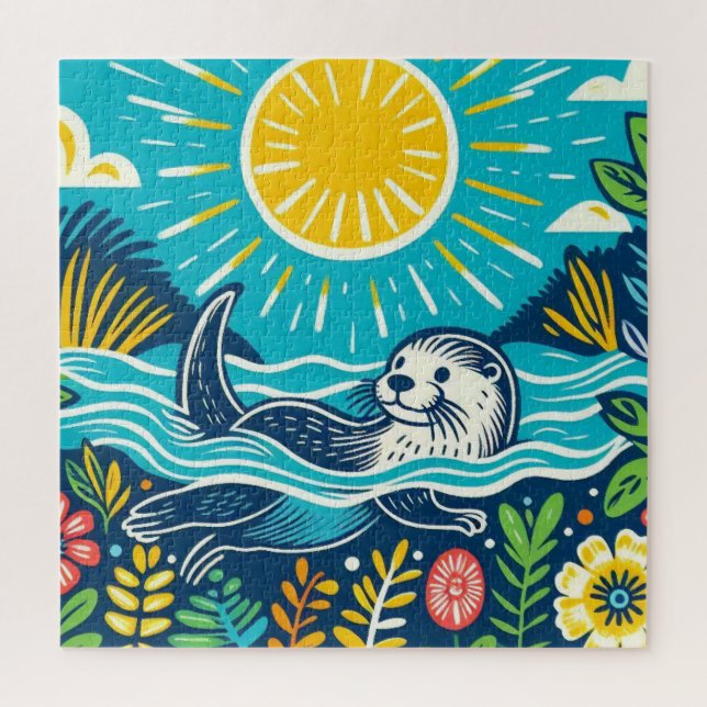 Otter Puzzle (Vertikal)