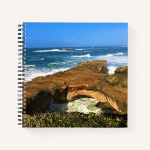 Otter Rock at Devil's Punchbowl Staat Park, Oregon Notizbuch