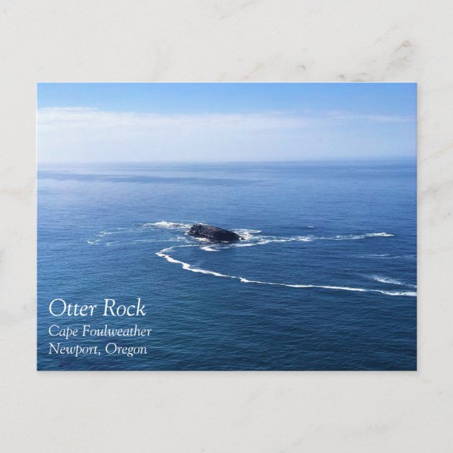 Otter Rock, Cape Foulweather, Newport, Oregon Postkarte (Vorderseite)