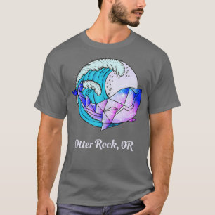Otter Rock oder Japanisch Paint Geometric Orca Kil T-Shirt