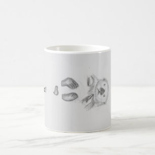 Otter schwimmen in der Tasse