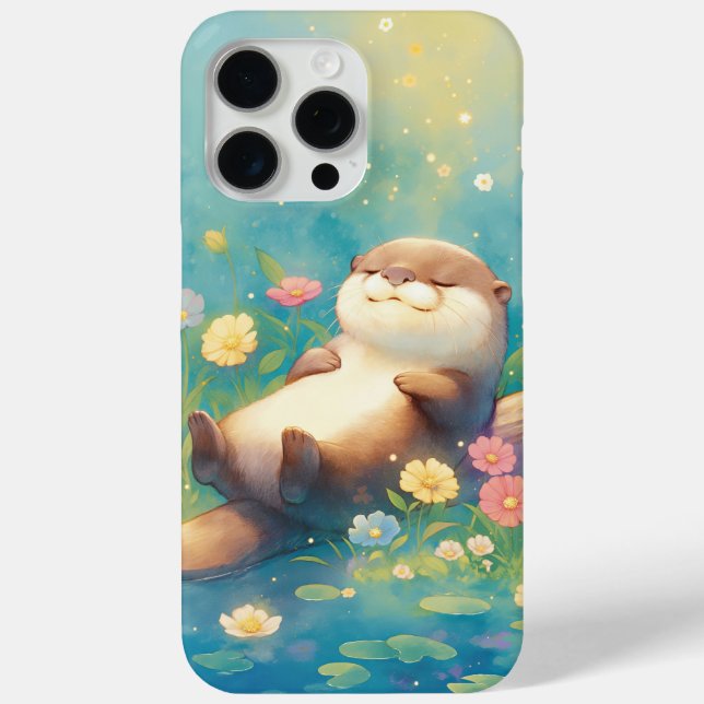 Otter Serene Pond Paradise Case-Mate iPhone Hülle (Rückseite)