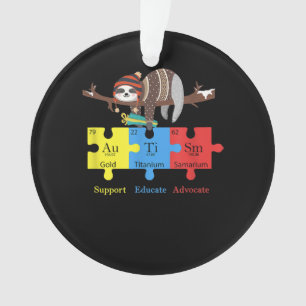 Otter Sloth Support Educational  Otter Chemistry G Ornament