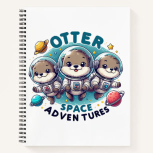 Otter Space Abenteuer Notizbuch