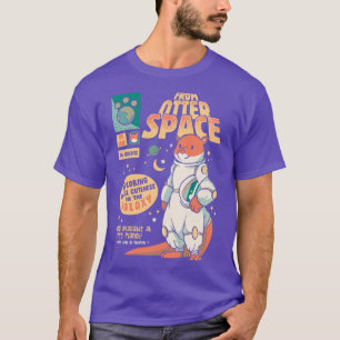 Otter Space Astronaut Andere Gravity Galaxy Comic T-Shirt