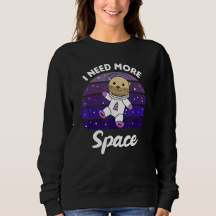 Otter Space eine süße Otter im Weltraum Funny Otte Sweatshirt