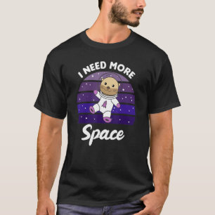Otter Space eine süße Otter im Weltraum Funny Otte T-Shirt