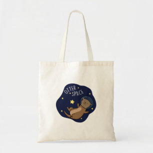 Otter Space Funny Astronaut Otter Puff Tragetasche