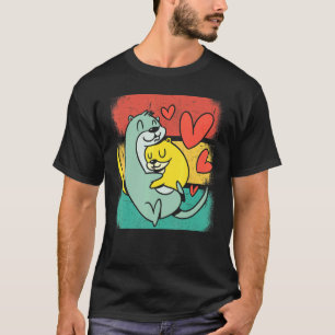Otter Süße Tier Sea Otters Spaß T-Shirt