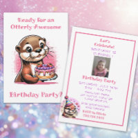 Otter Themed Girls Geburtstagsparty